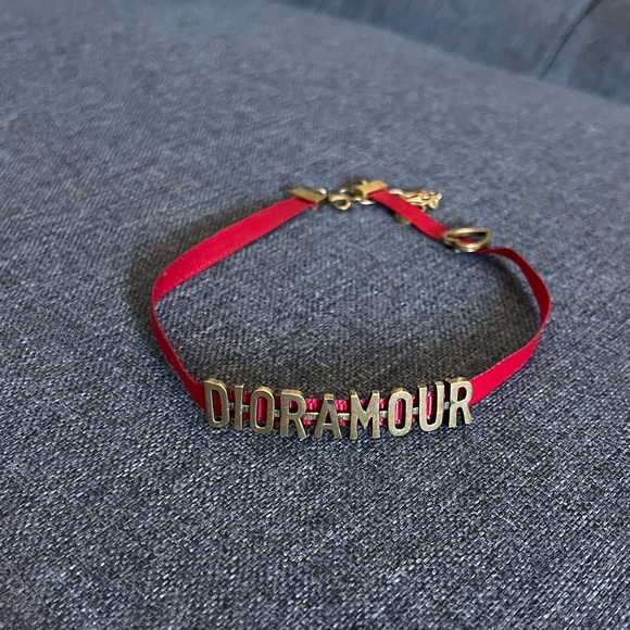 Dior Amour Burgundy Red Chocker J’Adore - Picture 3 of 4